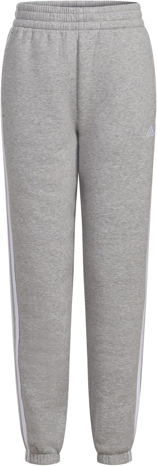 Adidas Power Girls Cotton Fleece Joggers Premium Cotton Fleece Overtime Tested