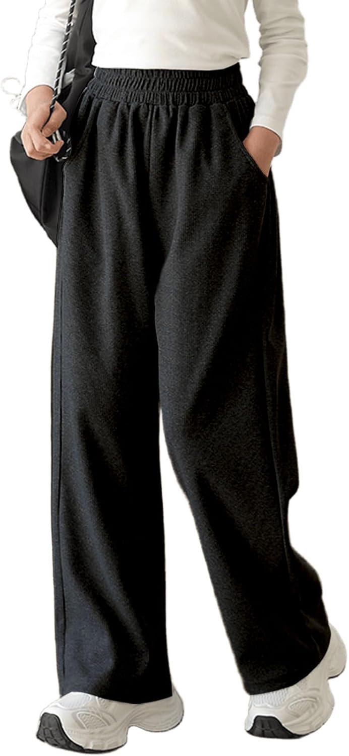 Thoughtful Kids Wide Leg Sweatpants Soft Stretchy for Day Night
