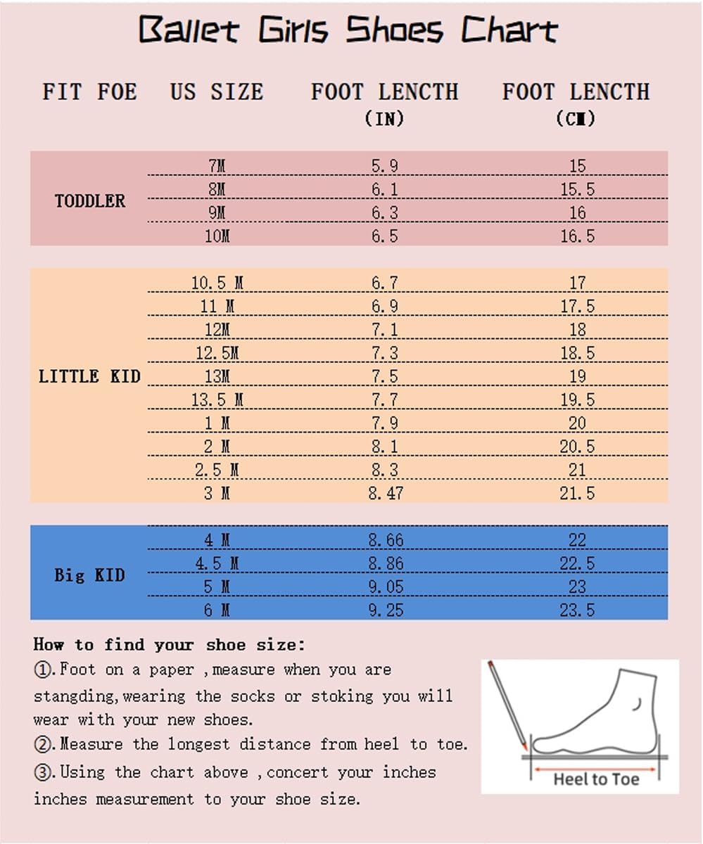 Girls Ballet Dance Shoes