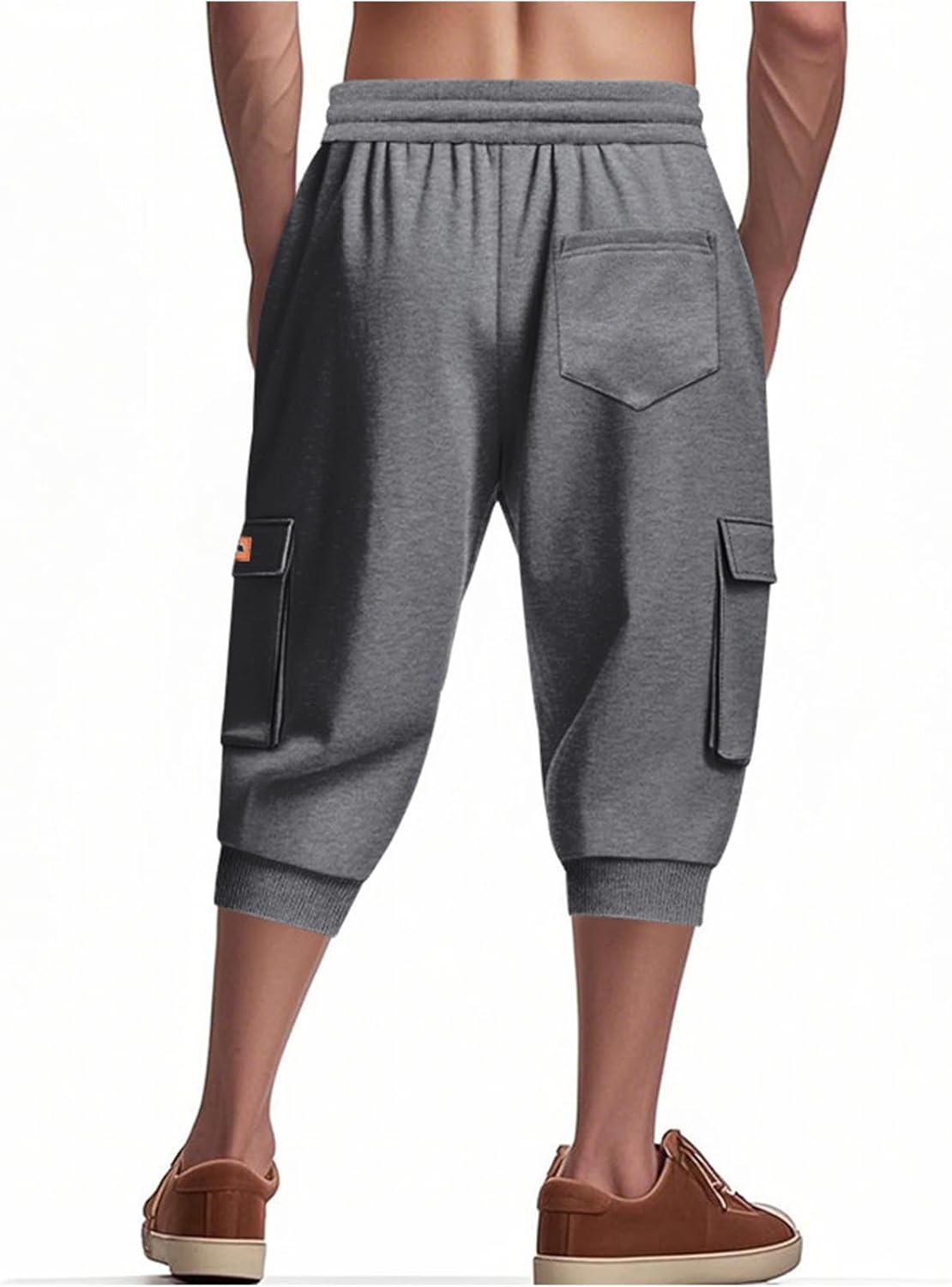 Premium Elastic Waist Cargo Shorts for Men