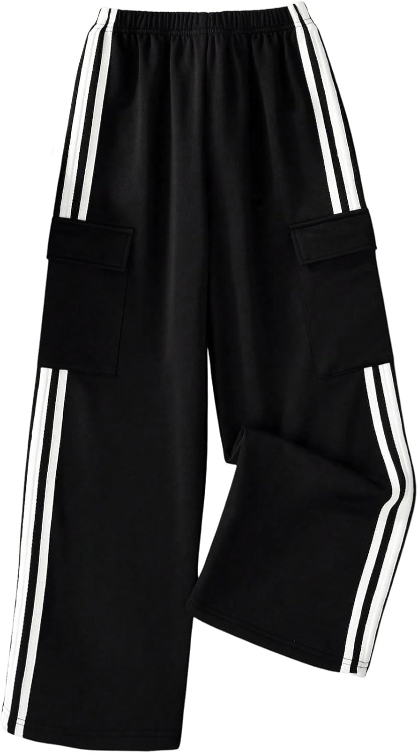 SHENHE Girls Comfortable Cargo Sweatpants