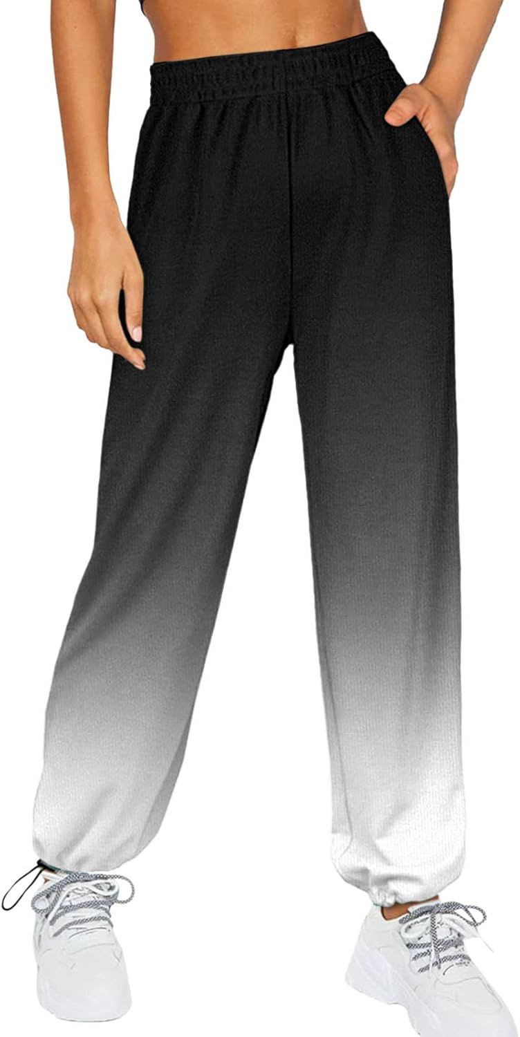 Sleek Christmas Pants High Waisted Drawsstring for Women
