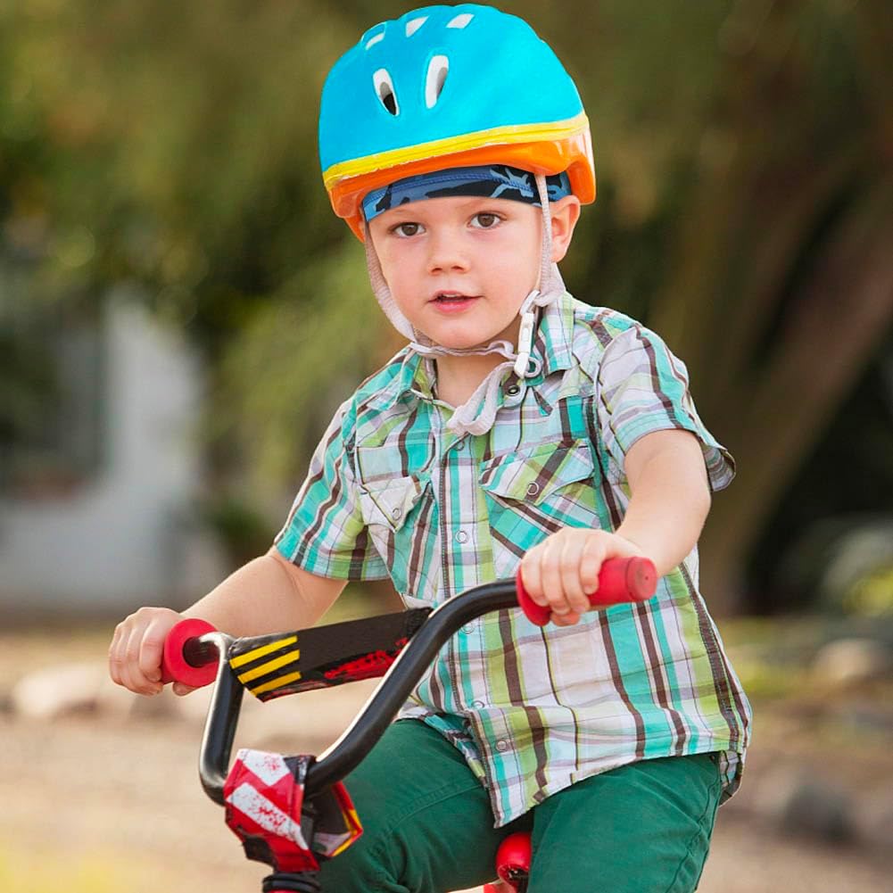 8Pcs Kids Helmet Liner Wicking Running Hat Skull Cap with Protection