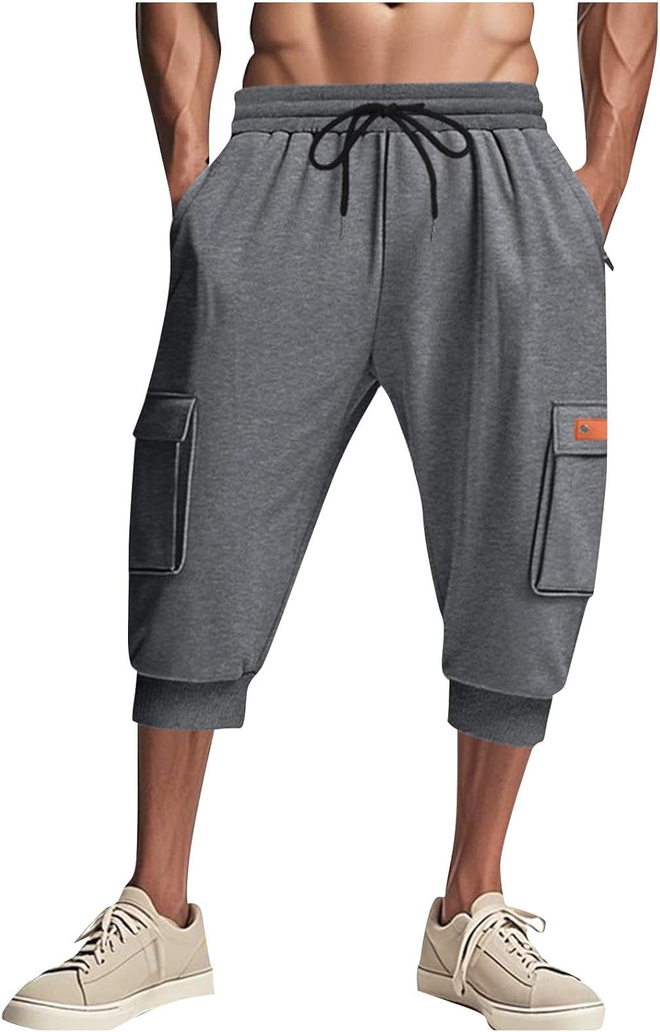 Premium Elastic Waist Cargo Shorts for Men