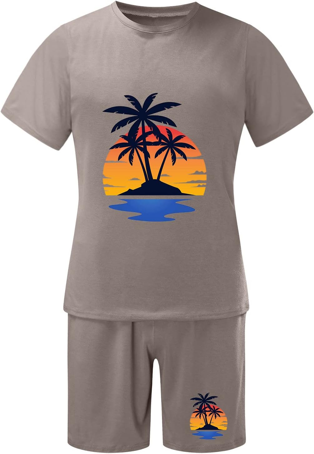 Mens Lightweight Casual Set for Summer - Wuitopue