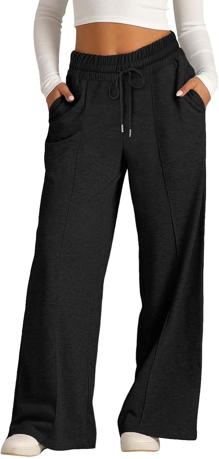 Comfortable High Waist Jogger Sweatpants for Girls Kids