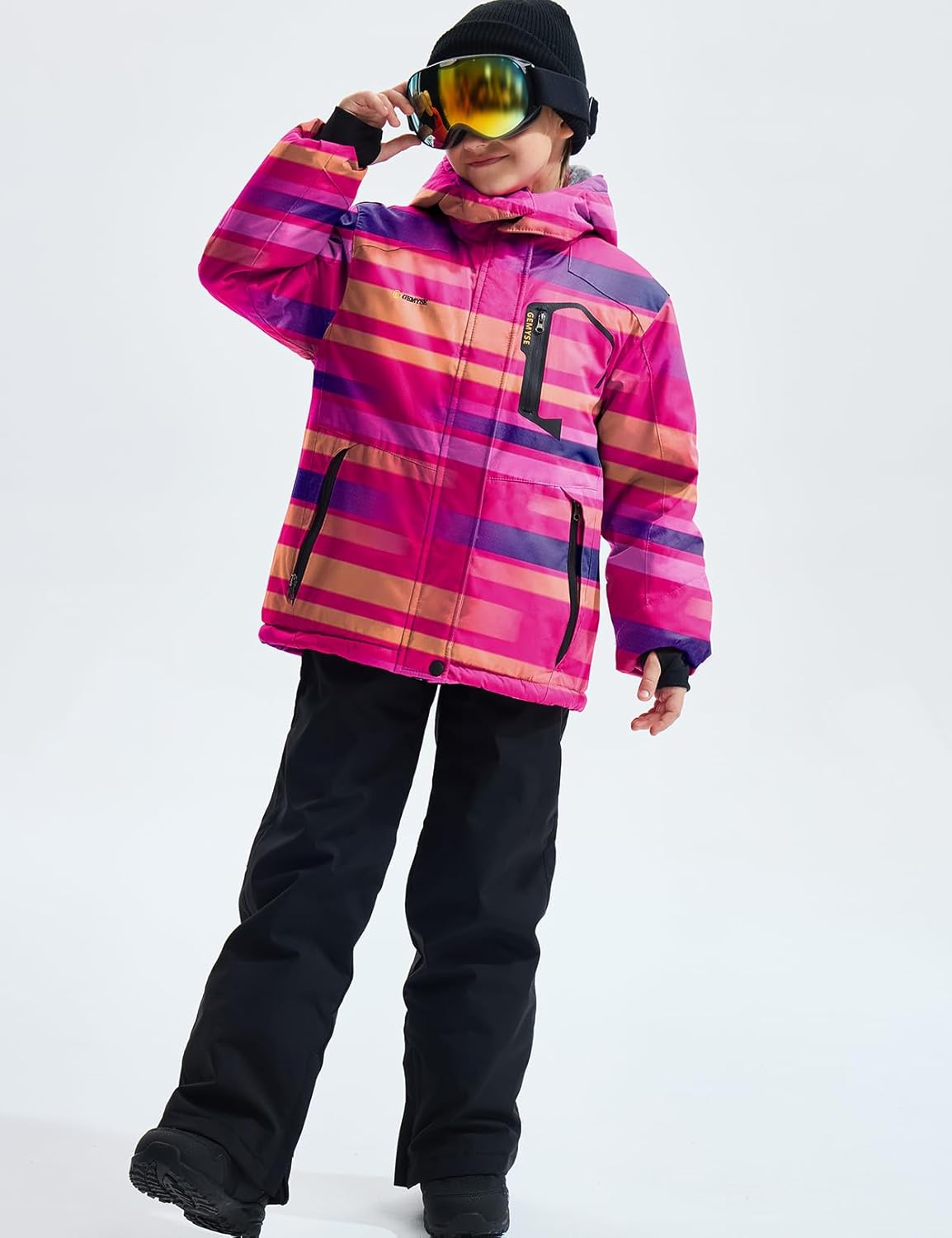 Gemyse Girls Waterproof Ski Jacket
