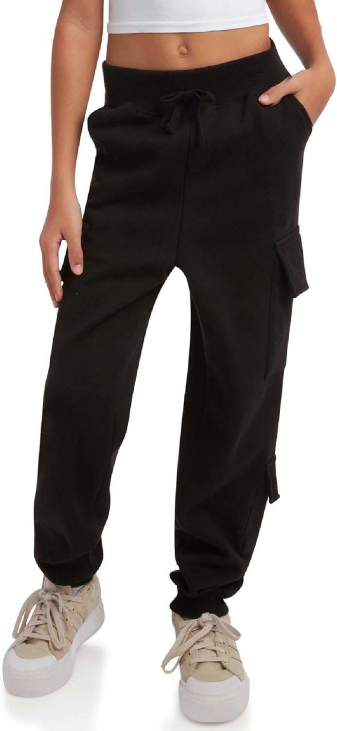 Comfort Style dreamstar girls jogger pants_bridgeoversized_fleece_cargo