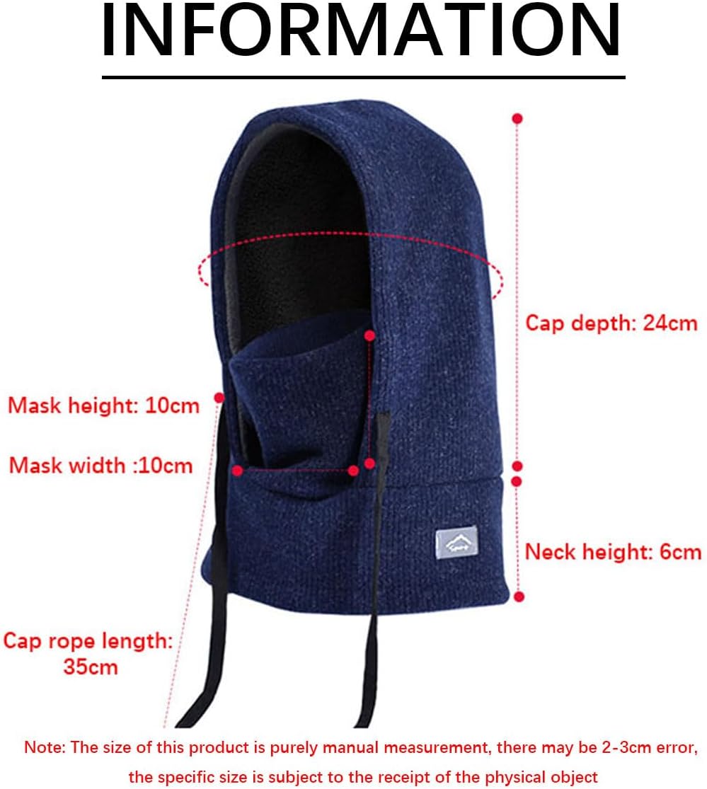 Kids Balaclava Ski Mask Adjustable 3 in 1 Face Cover