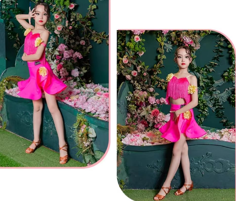 OTMYIGO Girls Tassel Dress