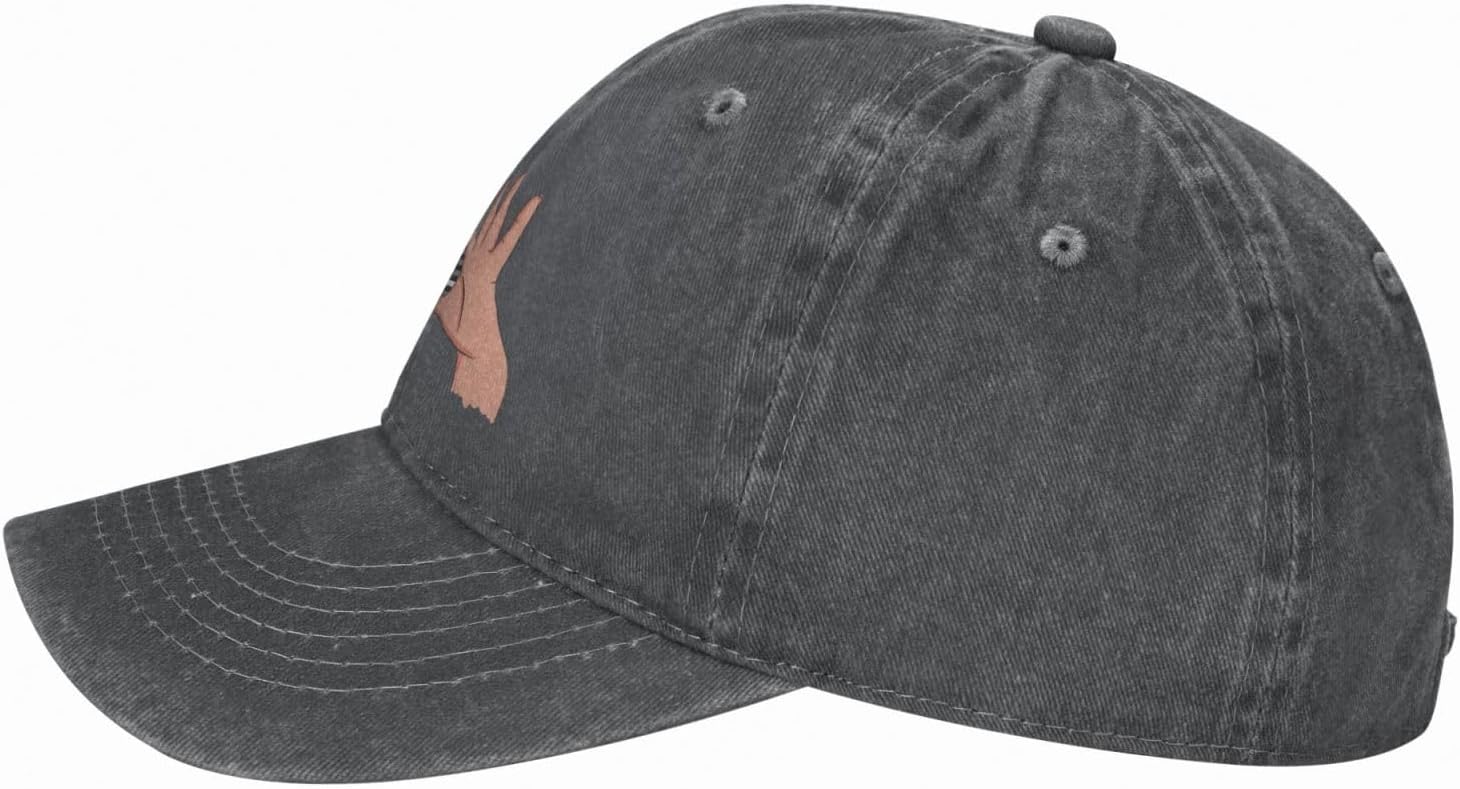 RTATBY Heart Themed United States Thin White Line Flag Baseball Cap