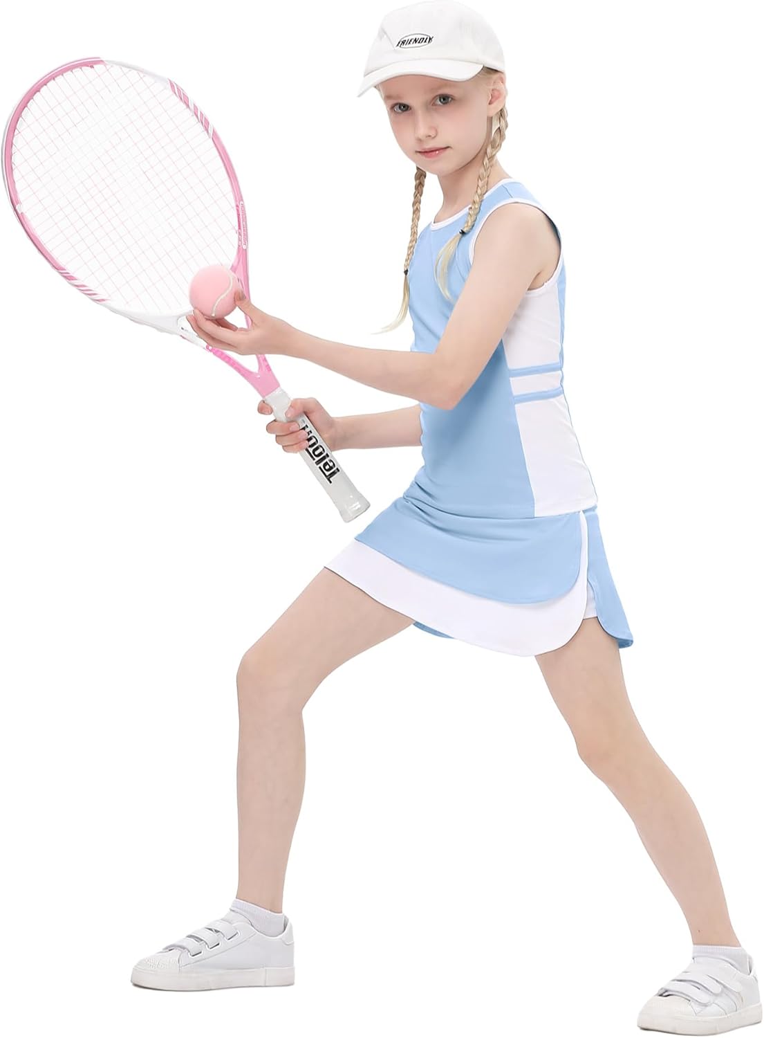 Kids Tennis Golf Outfit for Ages 3-12Y