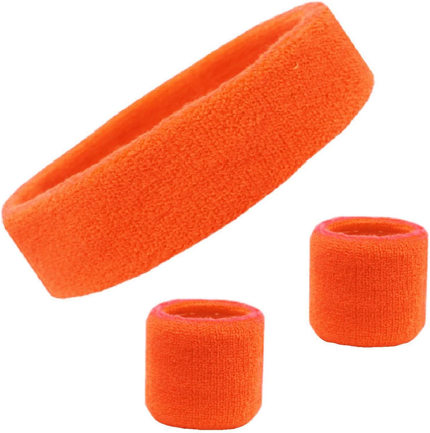 Kenz Laurenz One-Size Fits Most Sweat Band Set