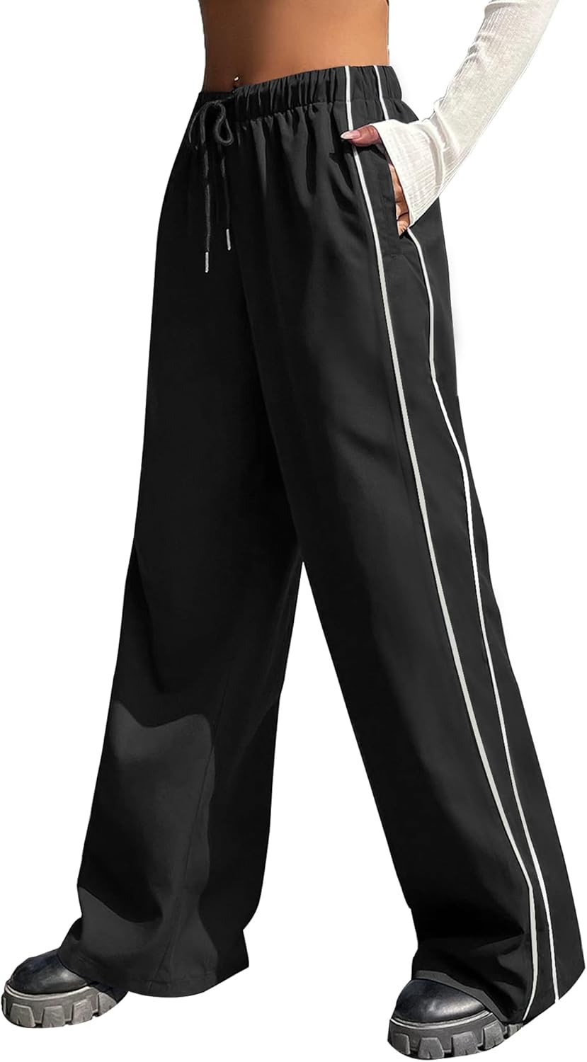 EXARUS Girls Parachute Pants