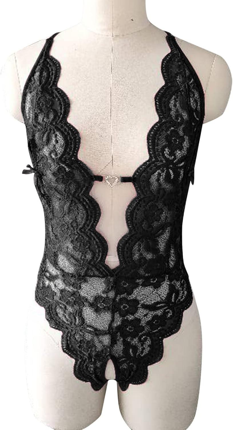 Womens Teddy Babydoll Lingerie Set