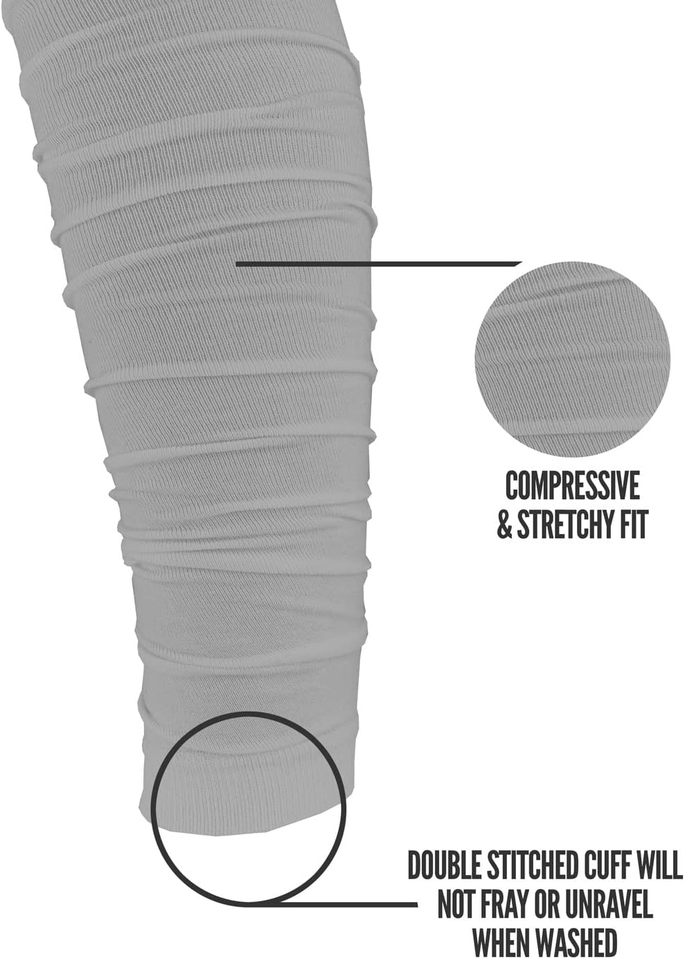 Stylish Compression Leg Sleeves for Football More