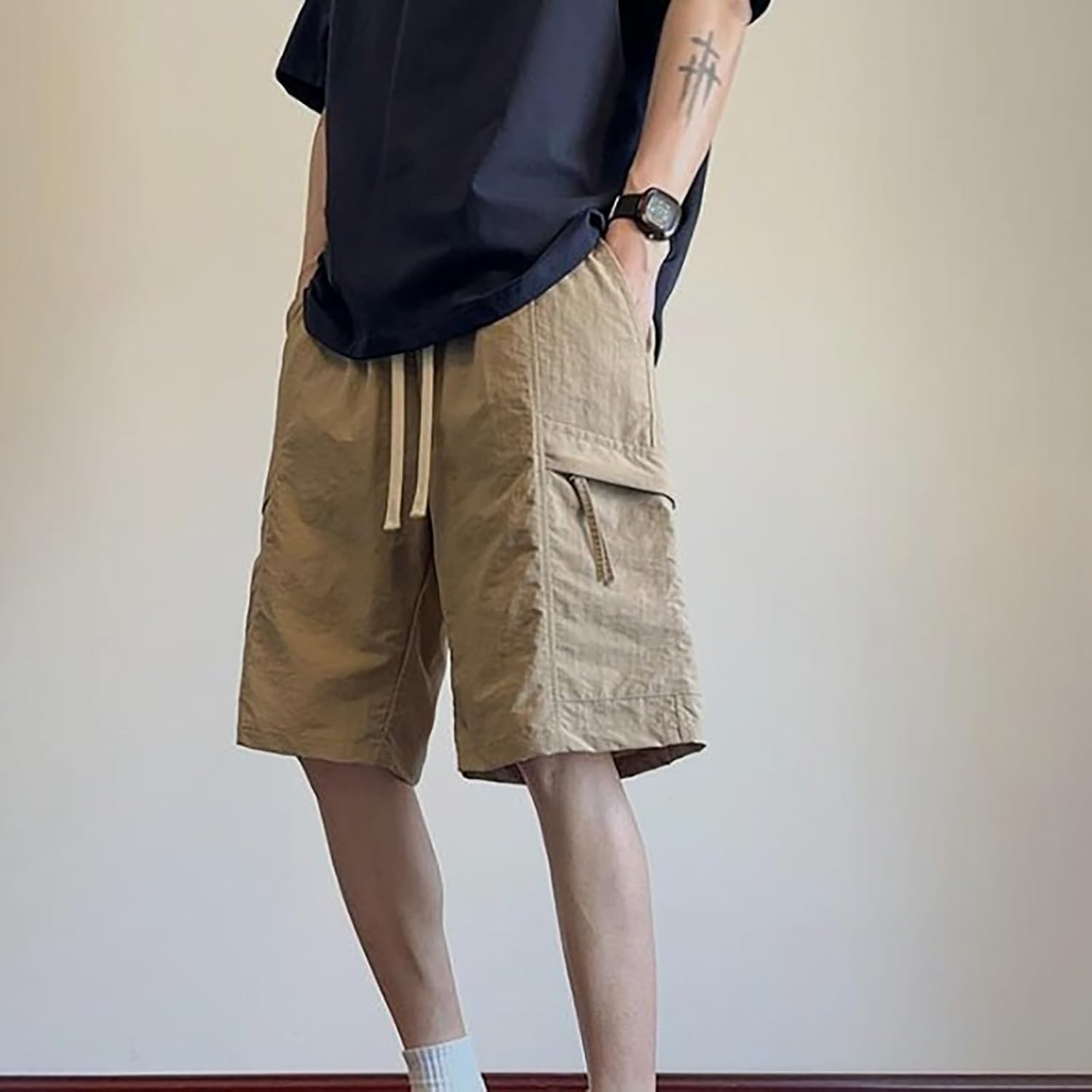 Mens Lightweight Cargo Shorts Durable Casual and Stylish