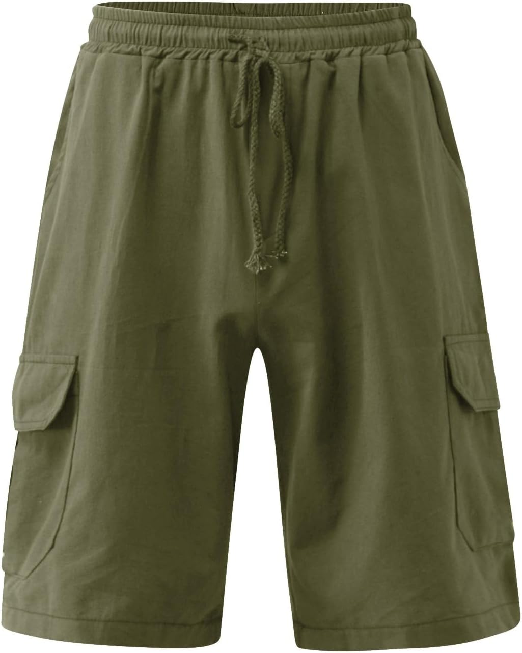 Elastic Waist Lightweight Quick-Dry Stay-Dry Cargo Shorts for Men