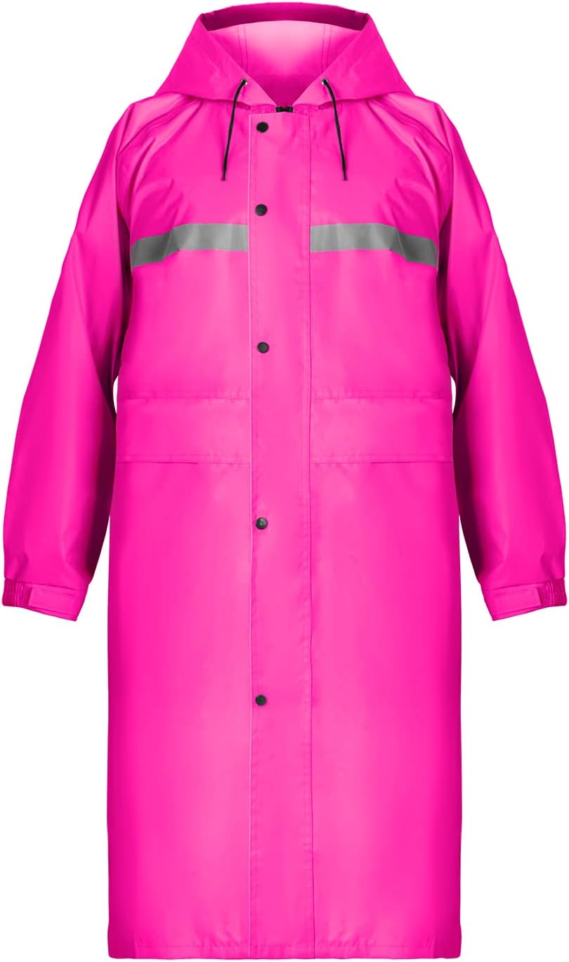 Coralrain Long Hooded Rain Jacket