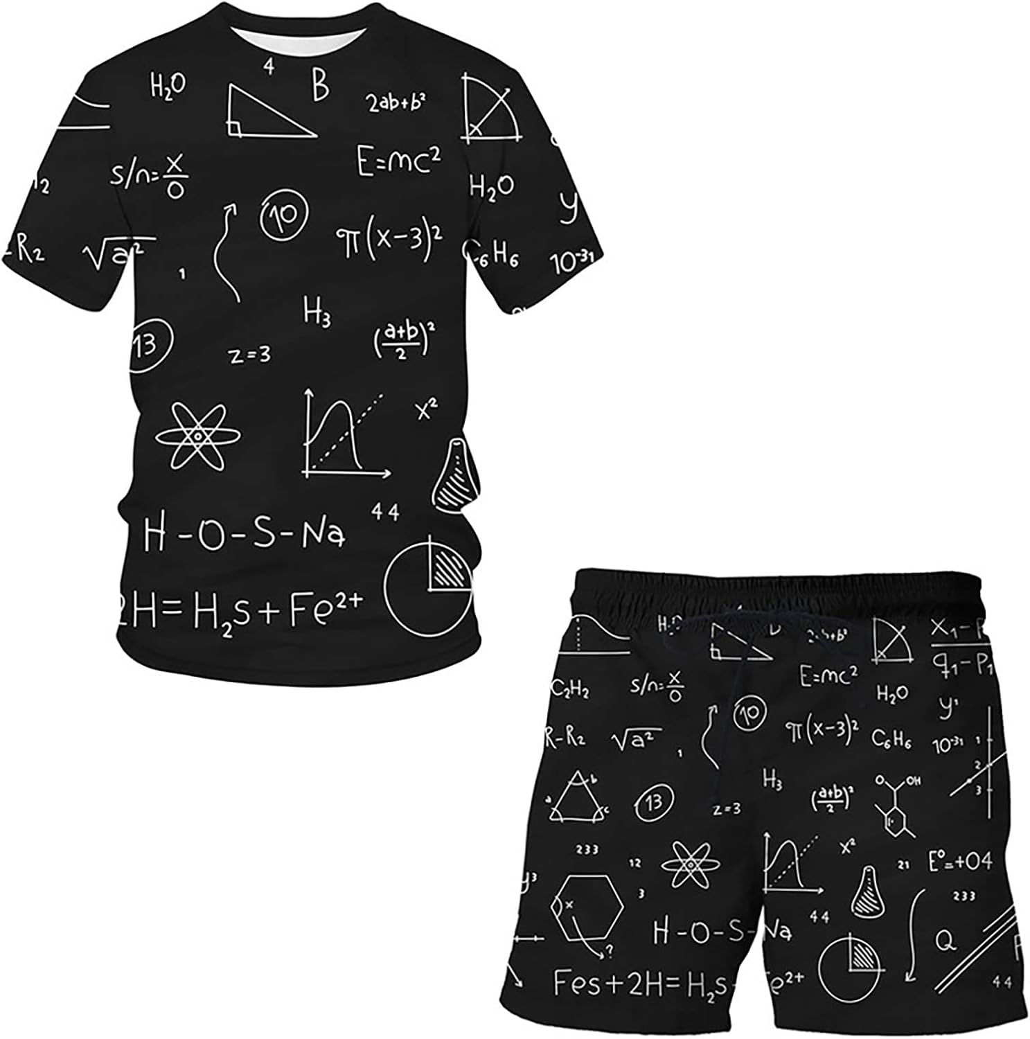 Premium Mens Henley Shirts Beach Shorts Set