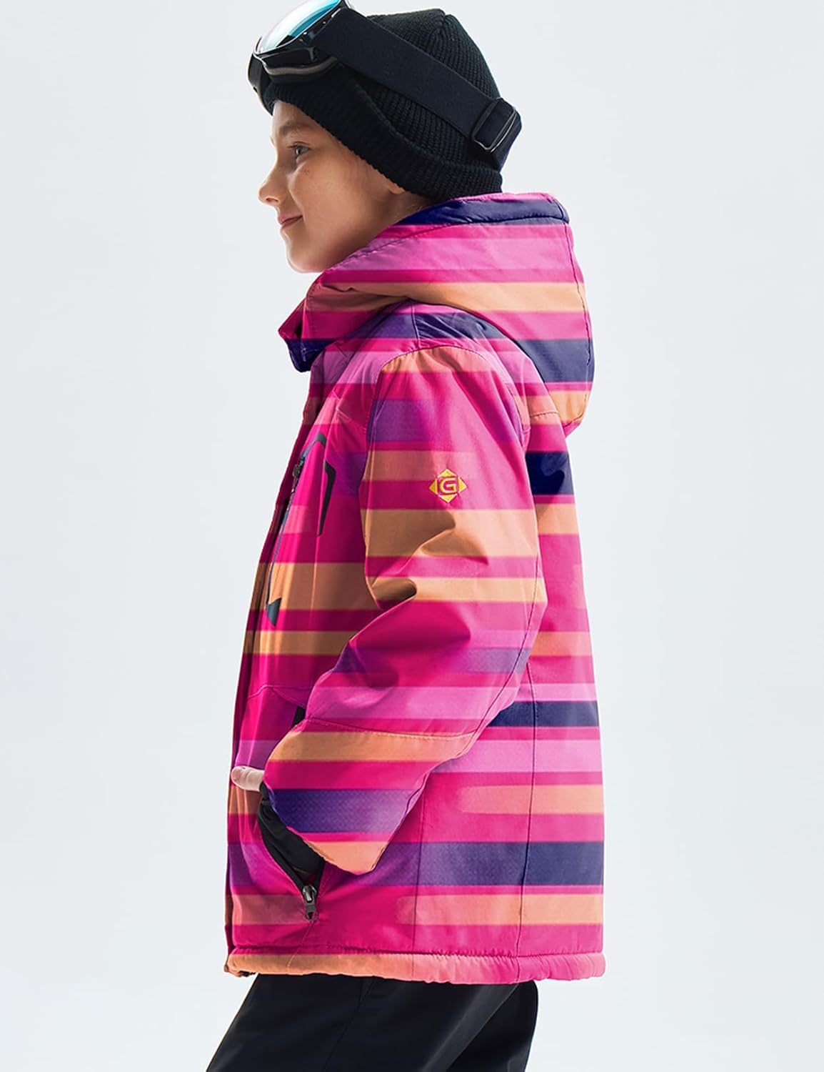 Gemyse Girls Waterproof Ski Jacket