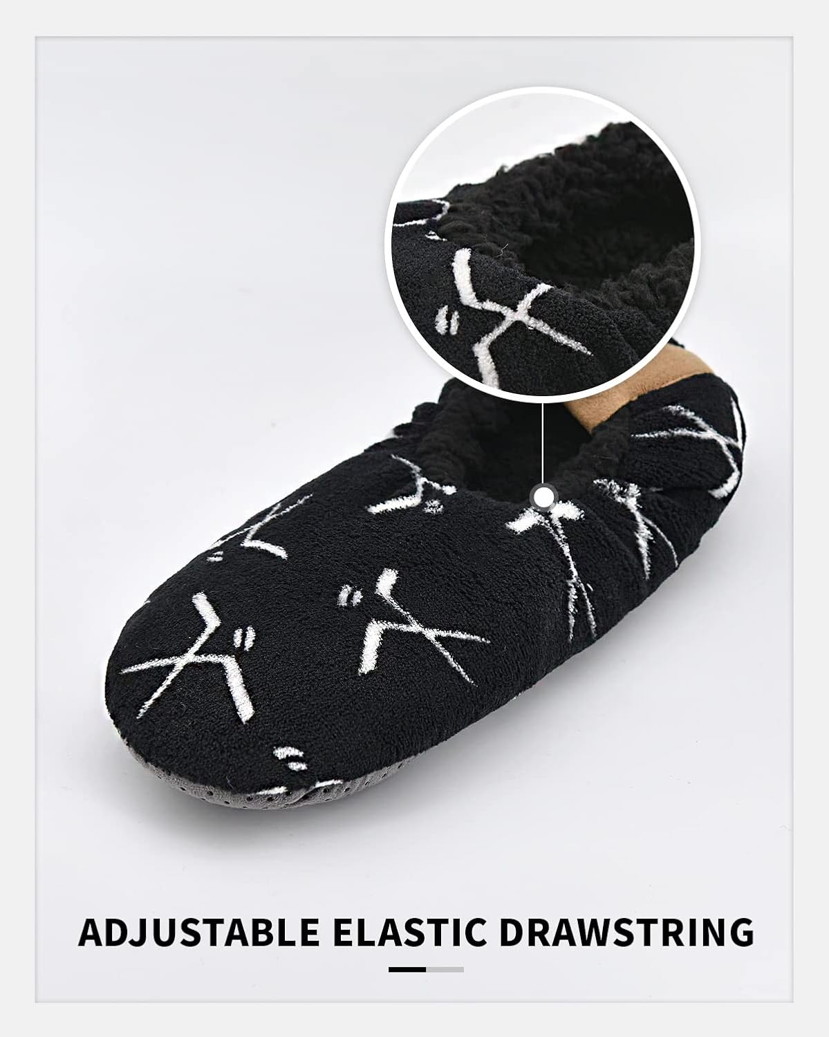 Warm Cozy Mens Slipper Socks