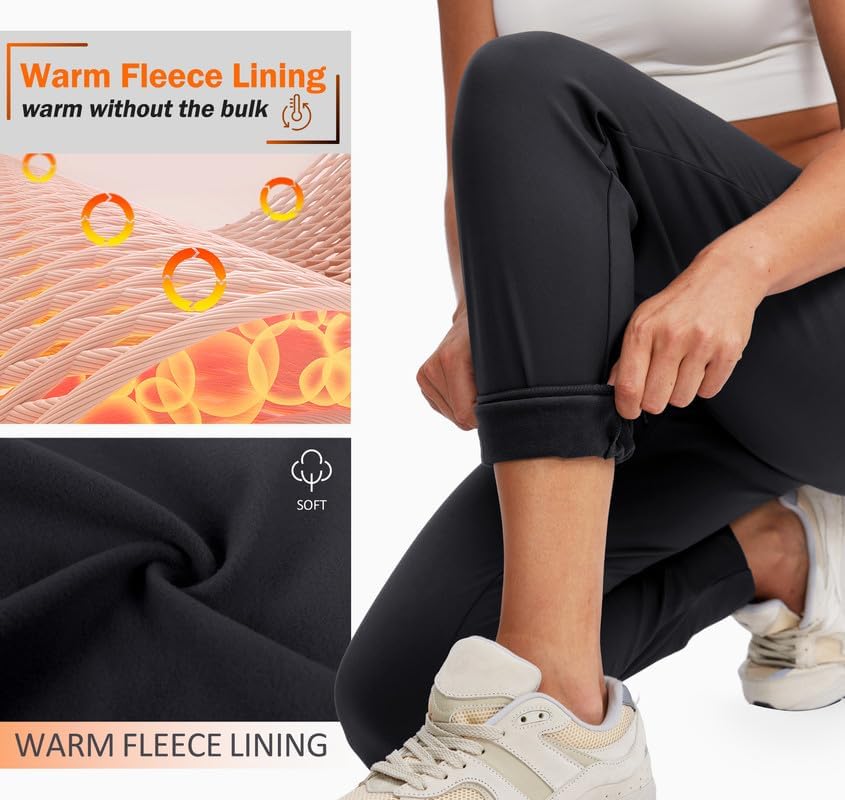 Stay Warm Stay Comfortable Viodia Womens Fleece Joggers