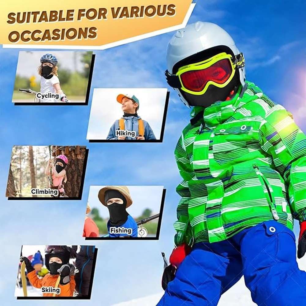 Echinodon Kids Balaclava Windproof Ski Mask - High-End Protection