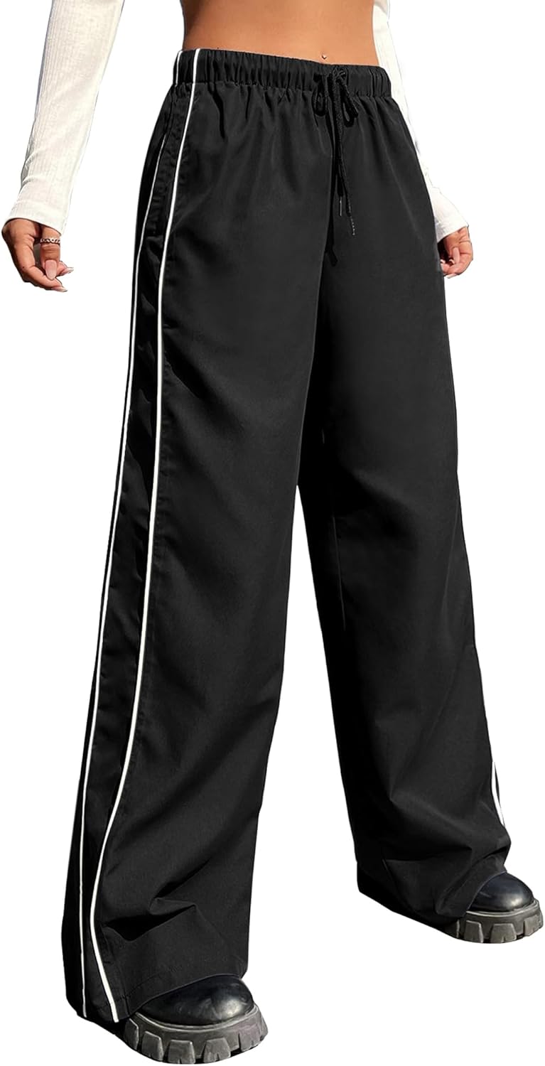 EXARUS Girls Parachute Pants