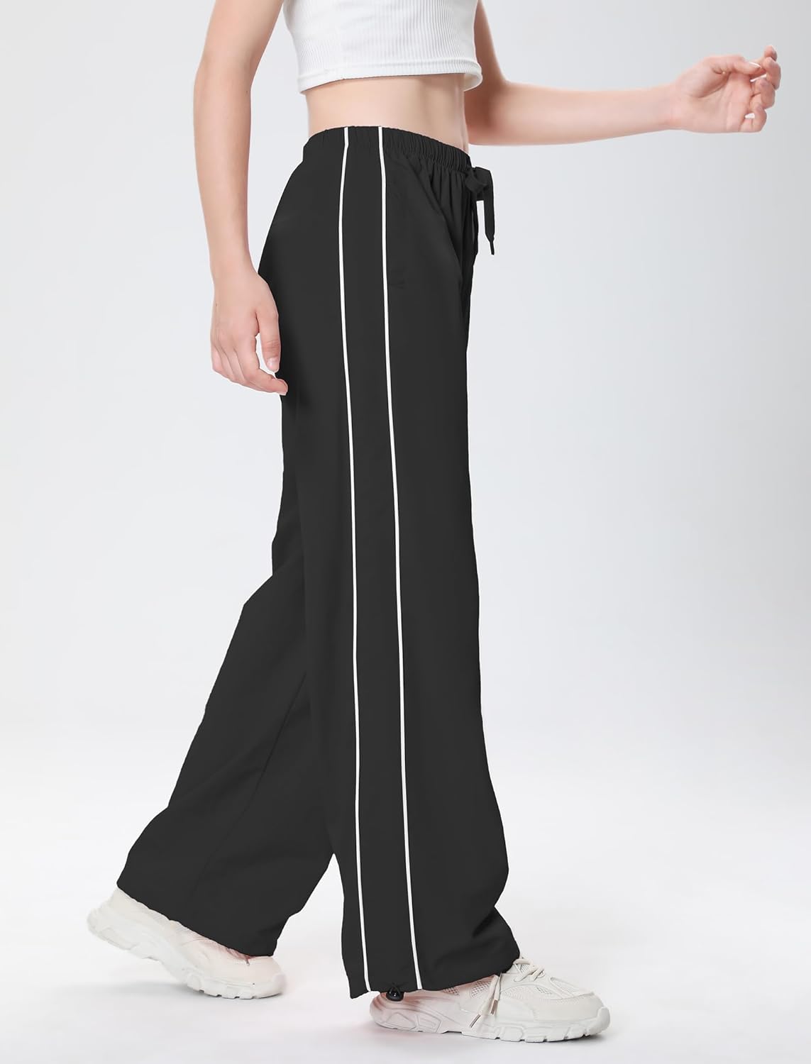 EXARUS Girls Parachute Pants