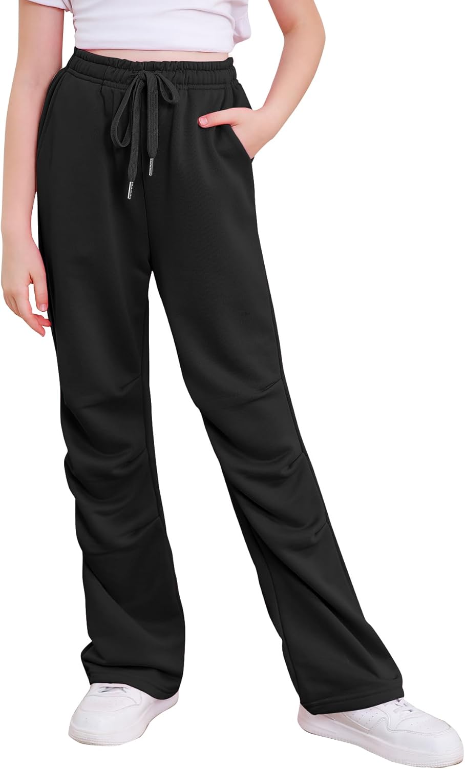 Wide Leg Elastic Pants