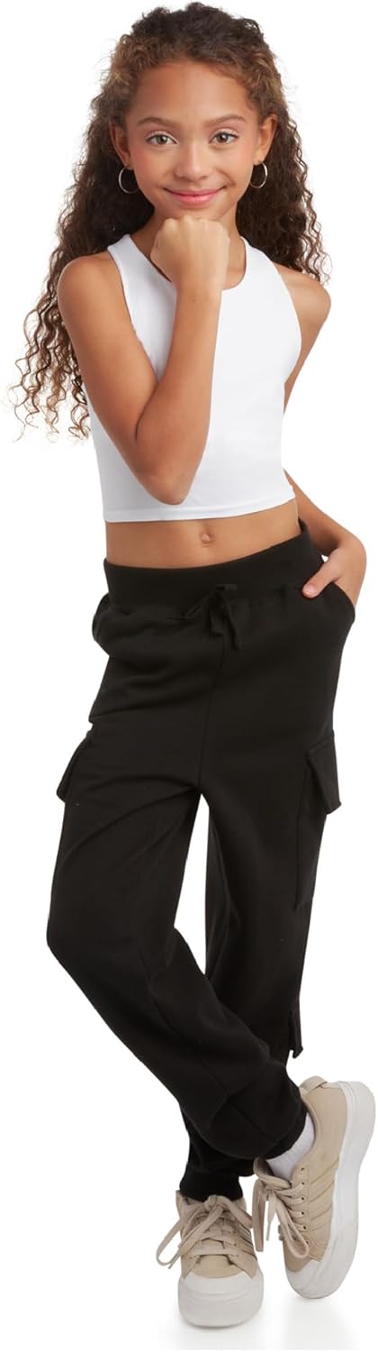 Comfort Style dreamstar girls jogger pants_bridgeoversized_fleece_cargo