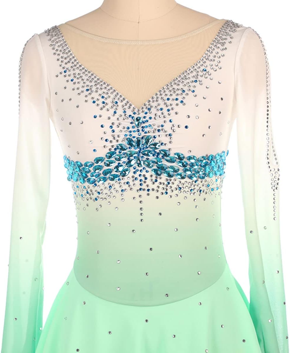 Winter Skating Figure Skating Dress Kids for Girls