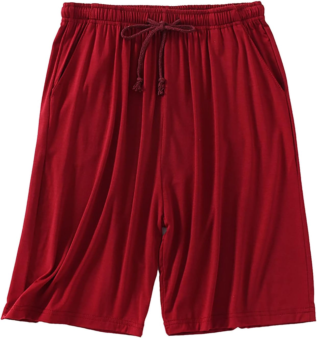 Mens Lightweight Elastic Shorts with Pockets
