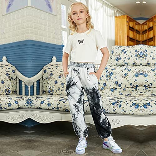Jobakids Tie Dye Print Pants for Girls 2-6 Multicoloured
