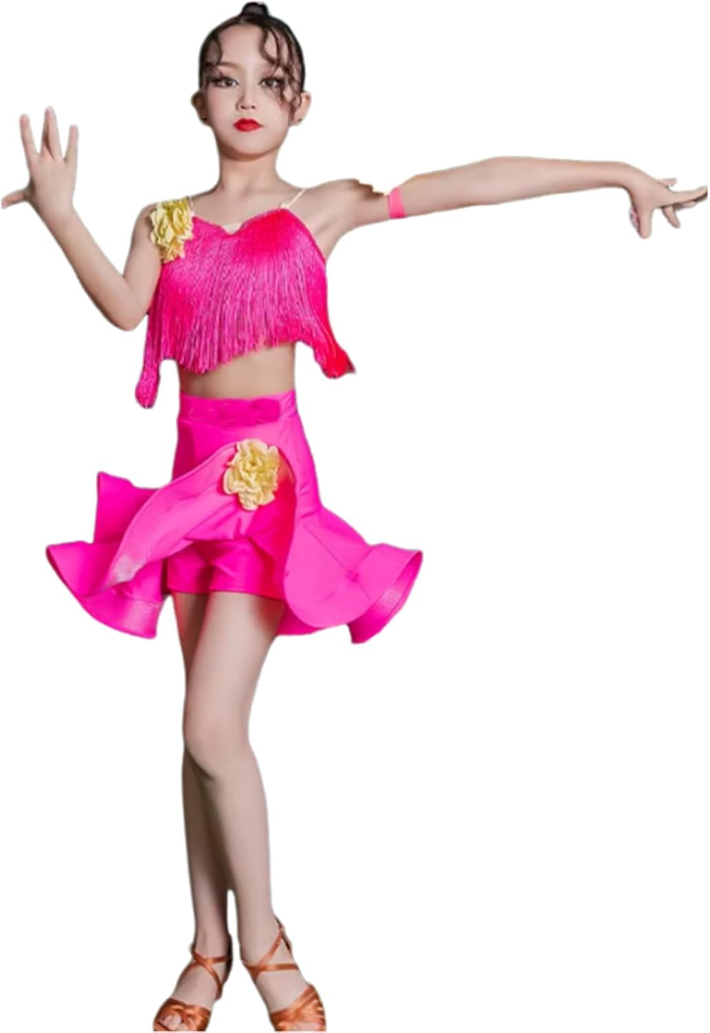 OTMYIGO Girls Tassel Dress