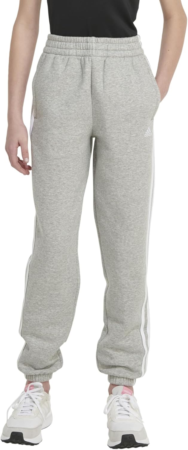 Adidas Power Girls Cotton Fleece Joggers Premium Cotton Fleece Overtime Tested