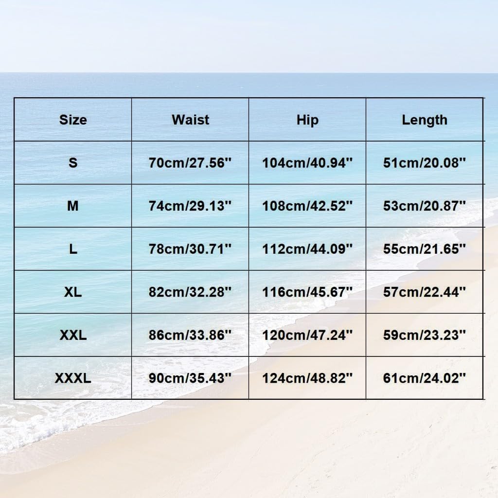 Finelylove Mens Summer Casual Beach Shorts Relaxed Fit Easy-Wear