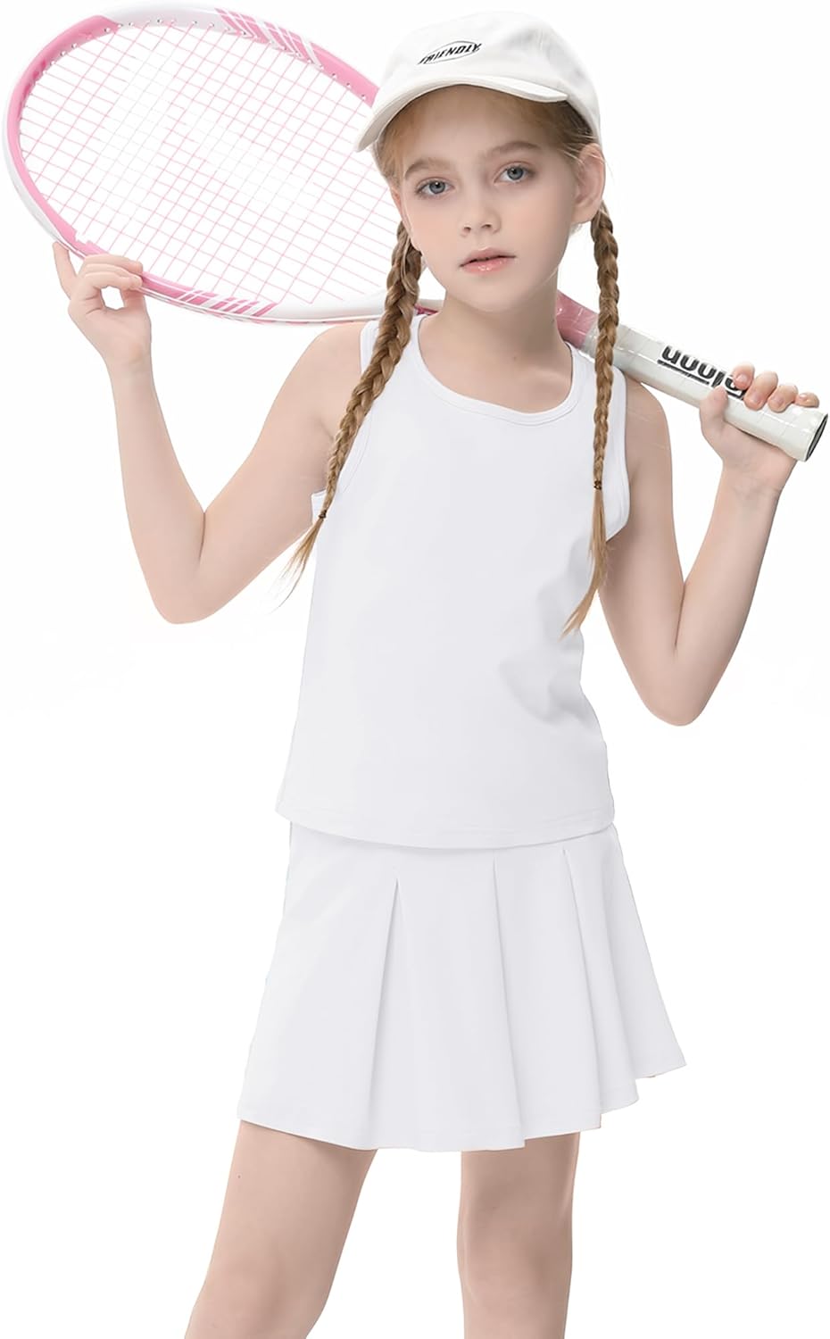 Girls Tennis Golf Dress Set with Built In Shorts