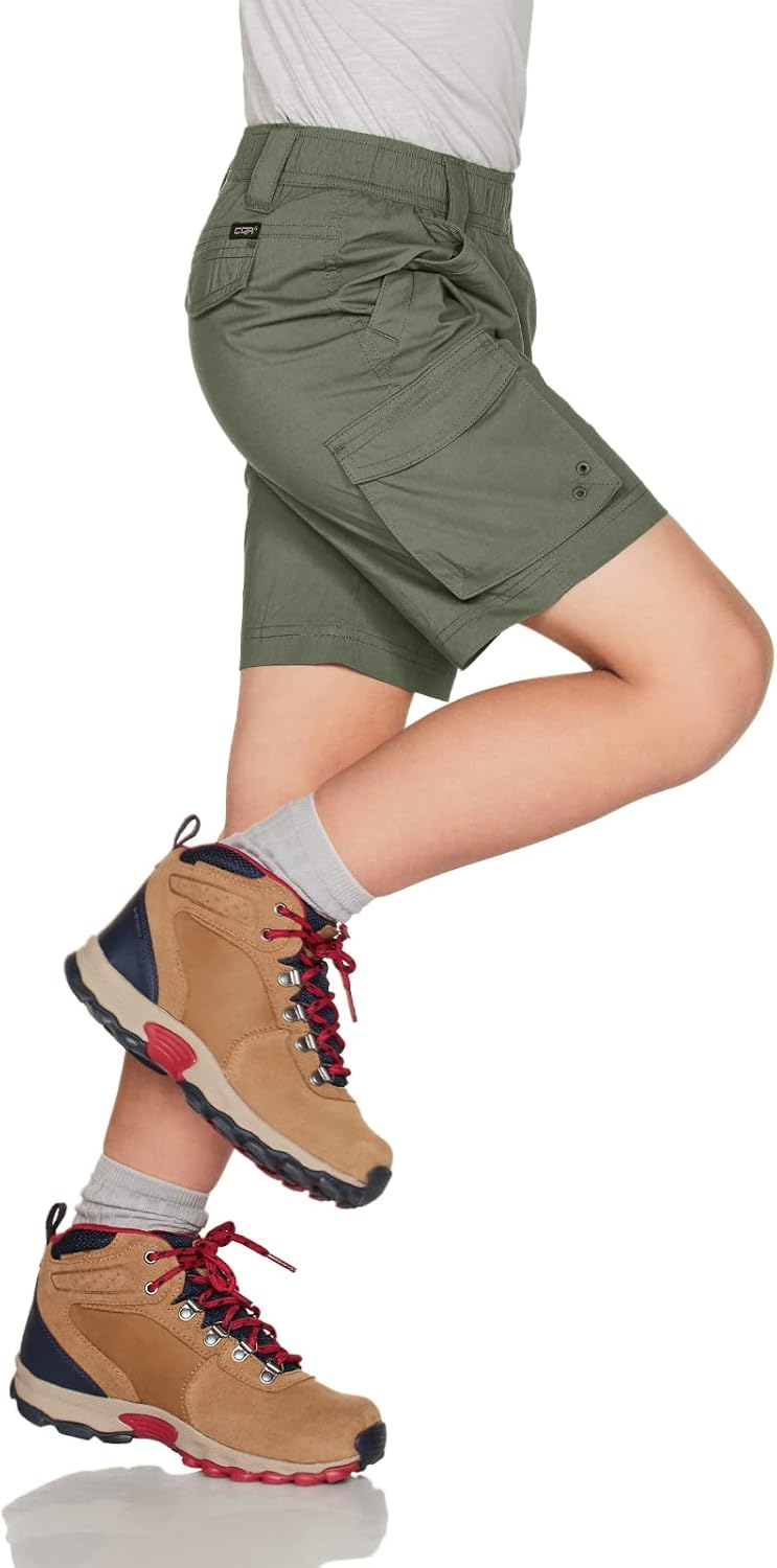 CQR Kids Youth Cargo Shorts for Outdoor Adventures