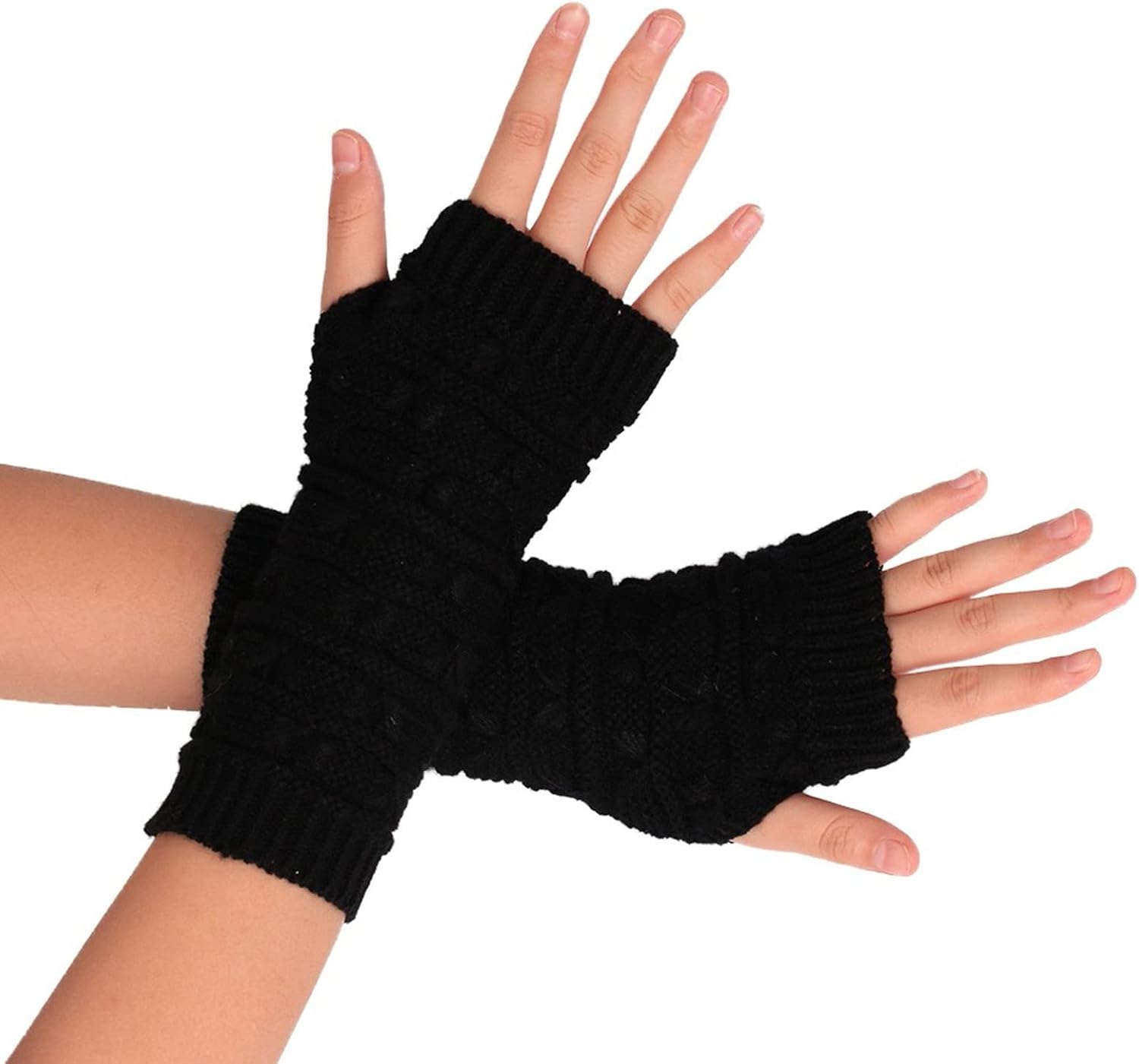 Winter Knitting - Soft Fingerless Gloves