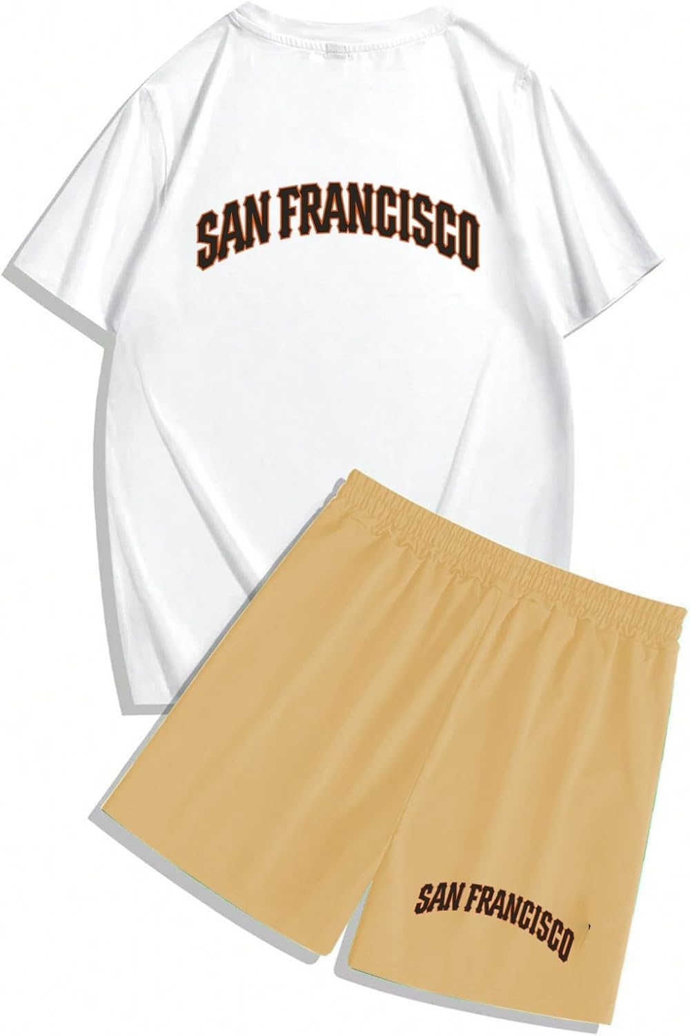 Mens Two-Piece Casual Shorts Outfits statements and comfort