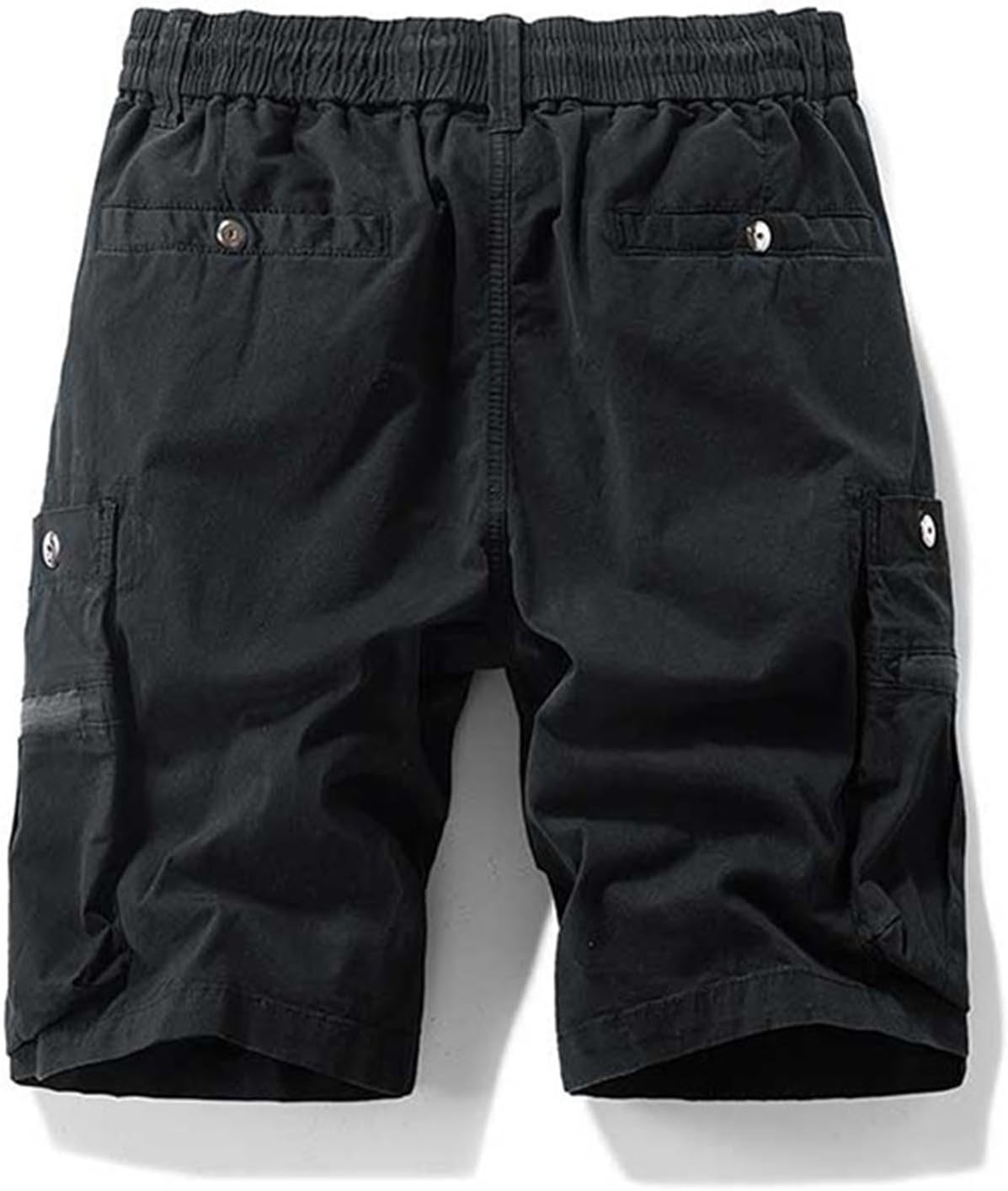 Mens Camo Cargo Shorts - Loose Drawstring Hiking