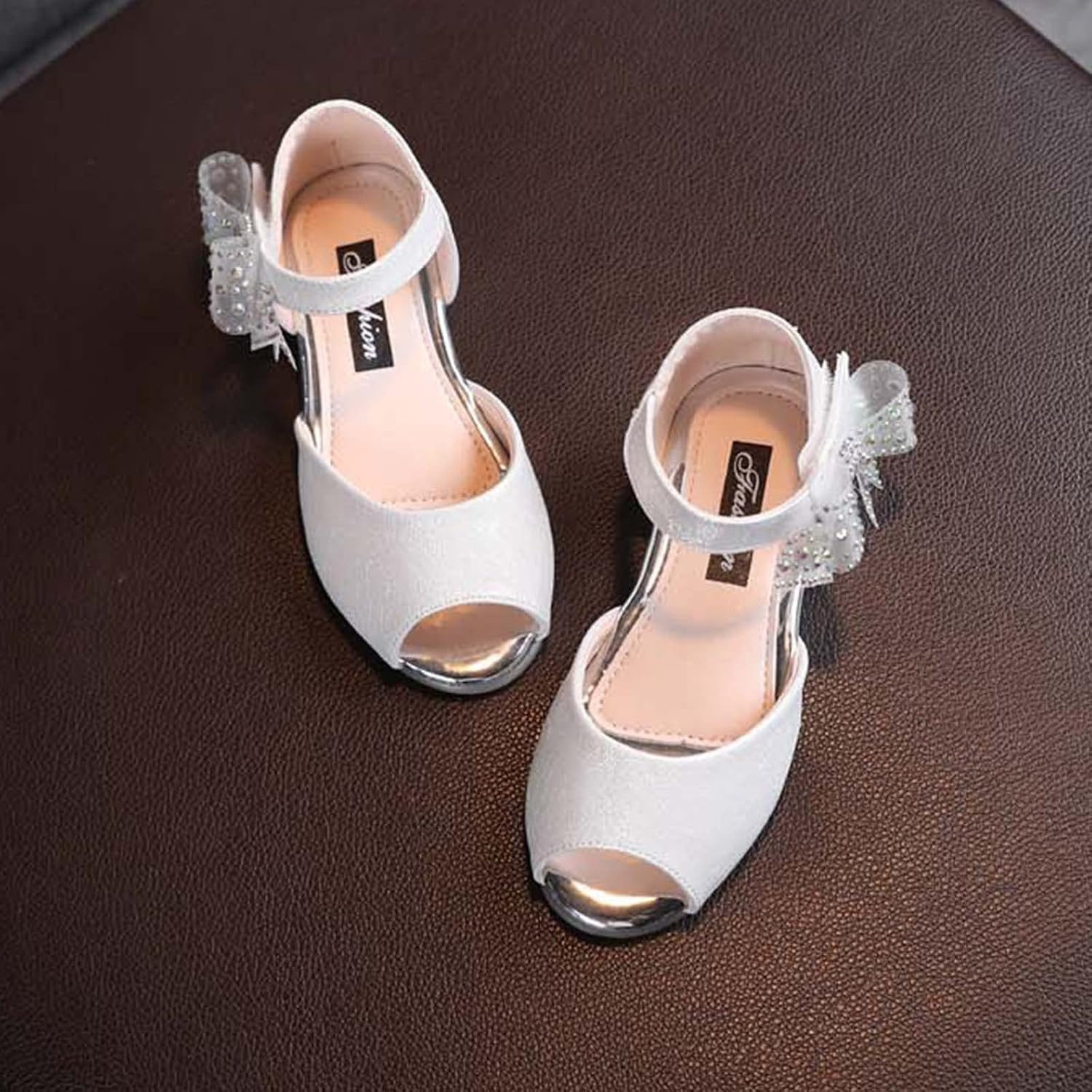 Cute Princess Slip-On Sandals for Kids Soft Comfortable