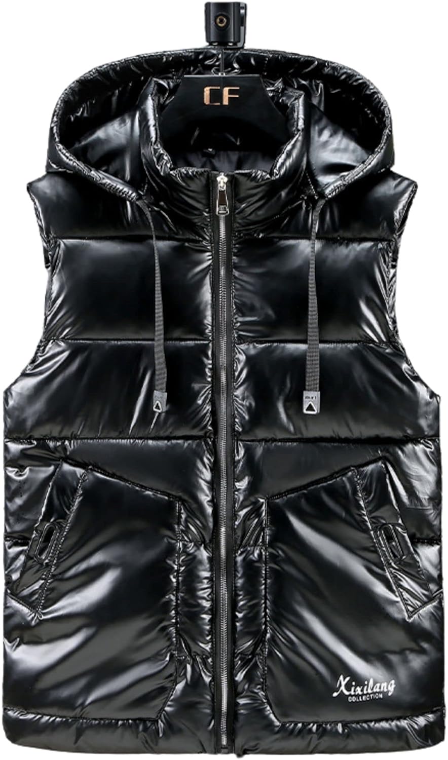 Quick-Dry Water Repellent Puffer Vest with Space POD Big-Hitting
