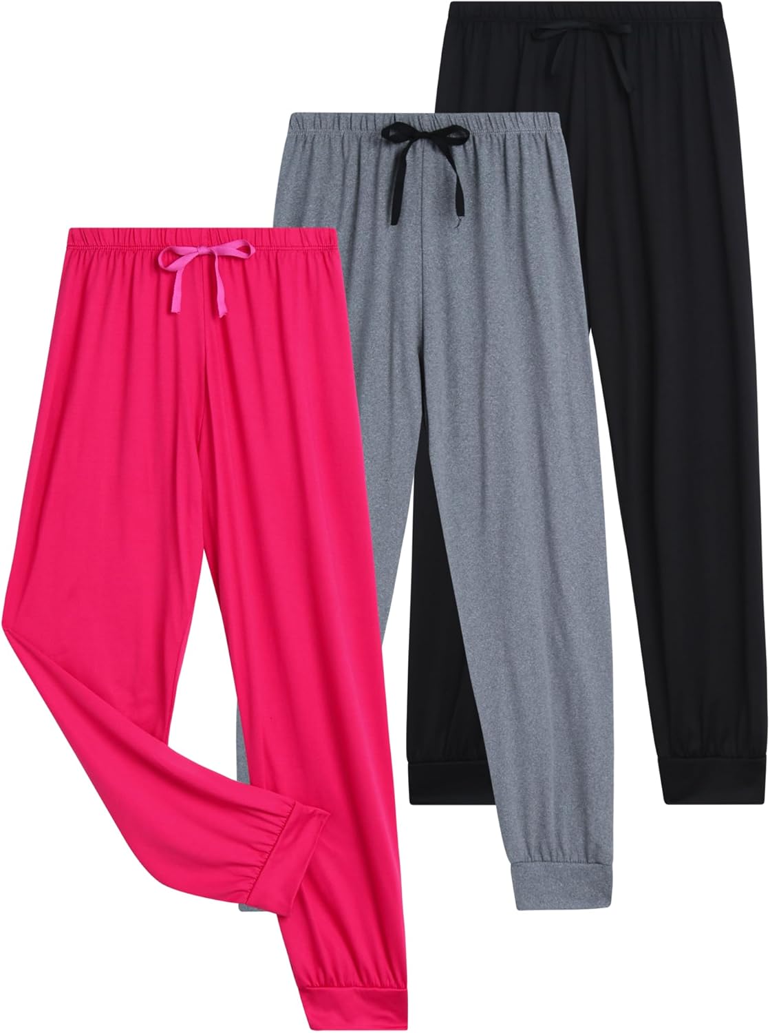 Sweet Hearts Girls Cozy Performance Joggers 3-Pack