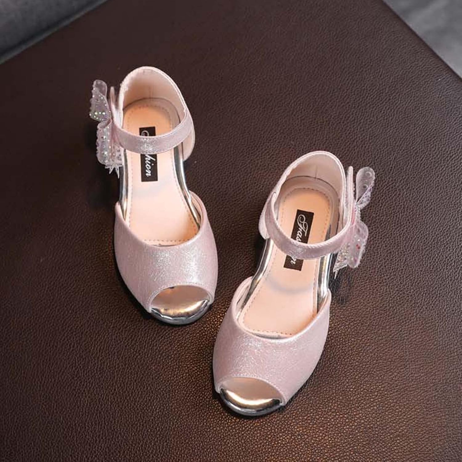 Cute Princess Slip-On Sandals for Kids Soft Comfortable