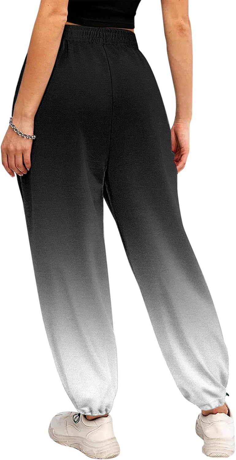 Sleek Christmas Pants High Waisted Drawsstring for Women