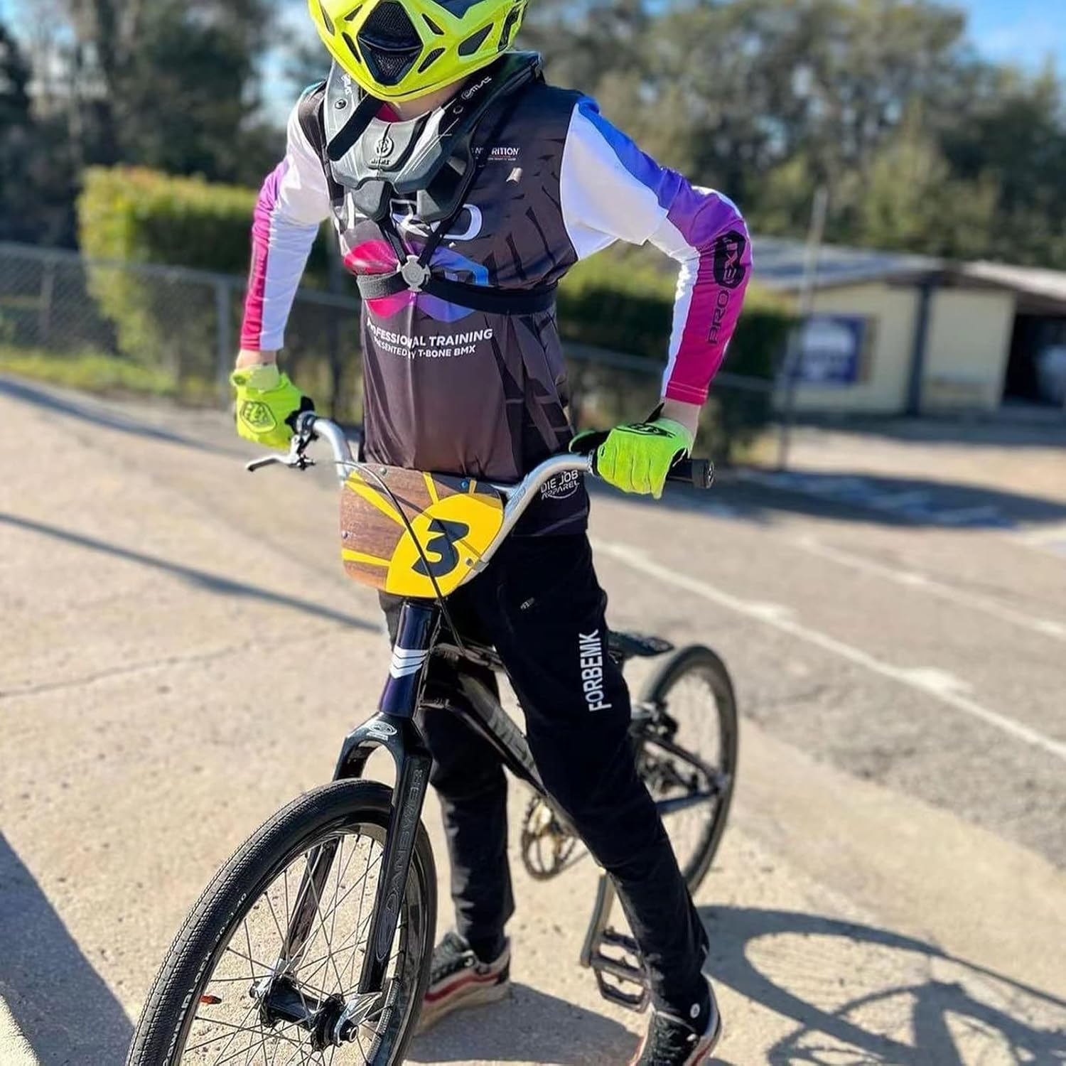 FORBEMK Boys Youth Mountain Bike Pants Comfy Quick-Dry