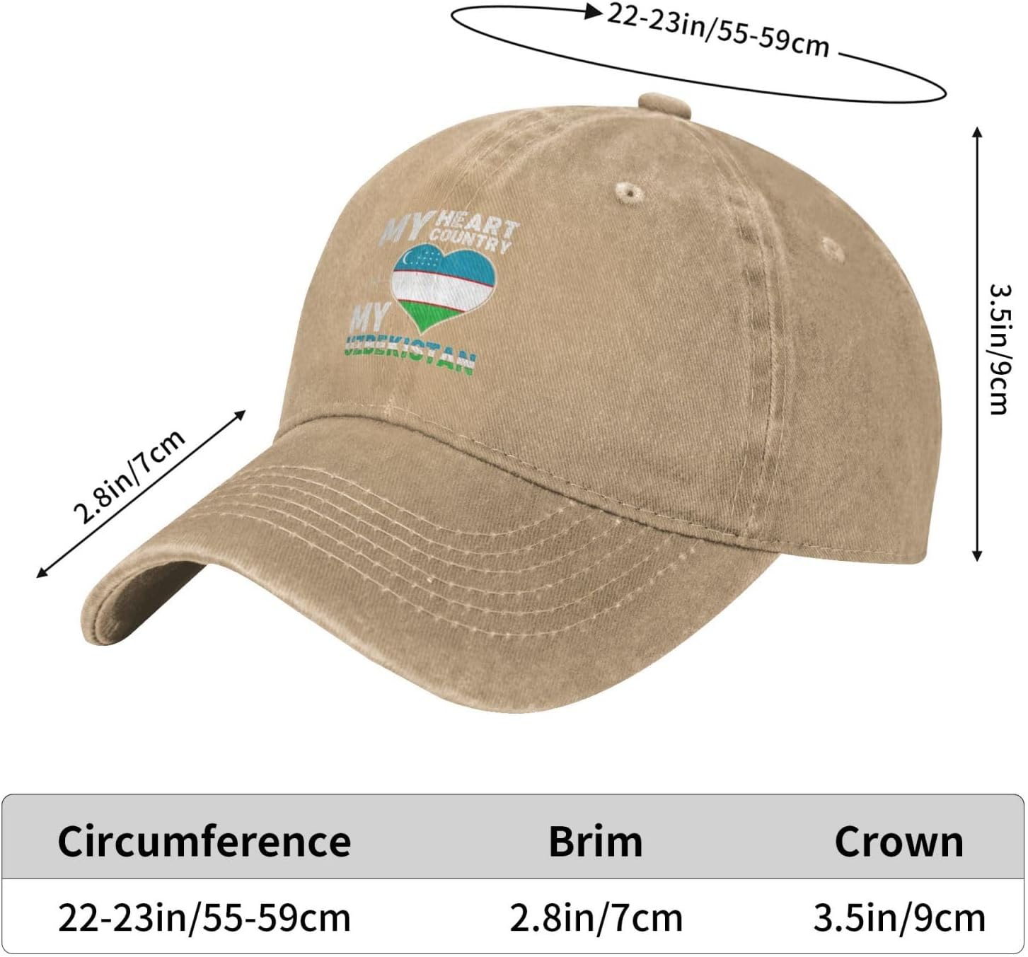RTATBY My Heart My Country Baseball Cap